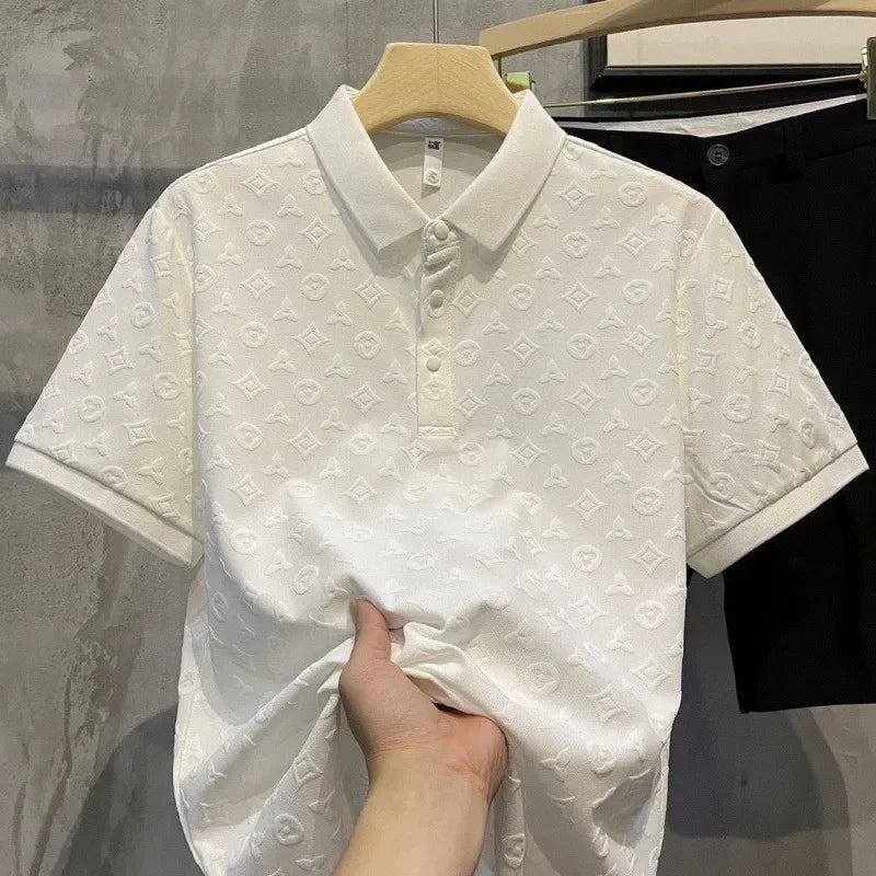 Camisa polo seda gelo