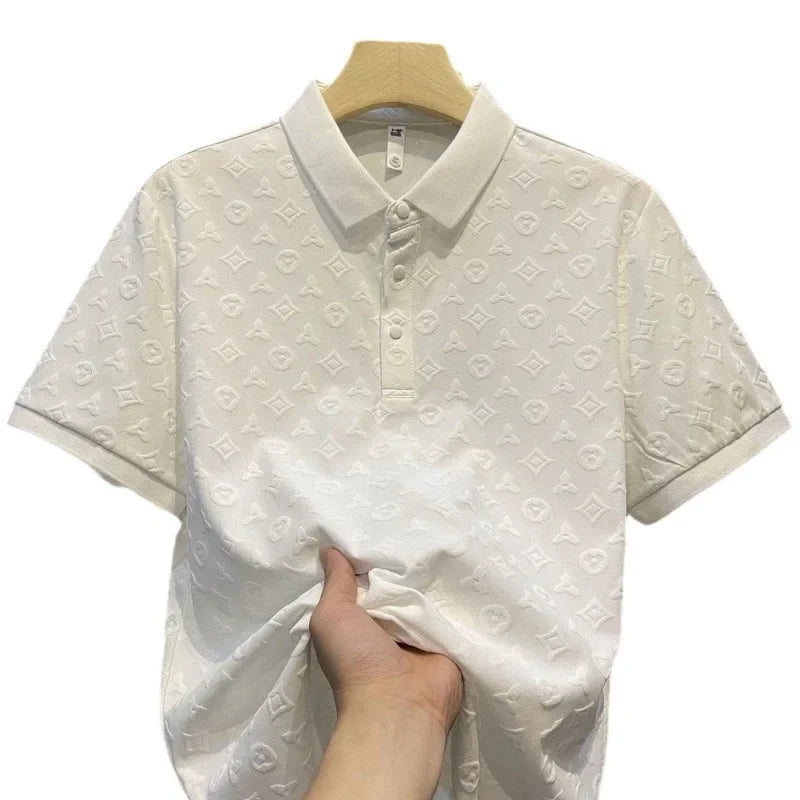 Camisa polo seda gelo